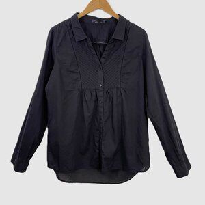 PrAna Katya Organic Cotton Long Sleeve Top Black